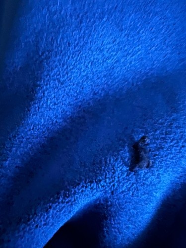 Count Romi Ultrasuede Vintage 80s Electric Blue Long Sleeve Trenchcoat Size 8 - Bild 13 von 14