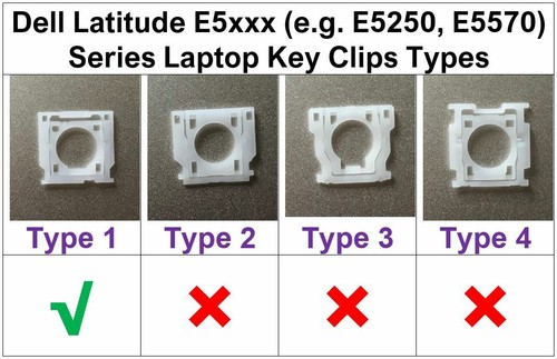 Keyboard Replacement Keys for Dell Latitude 7280 7290 etc UK Backlit (Type 1) - Afbeelding 9 van 9