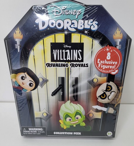 New Disney Doorables Villains Rivaling Royals Collection Peek Factory Sealed!