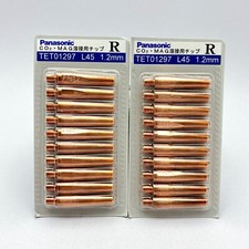 10-pk TET01297 (45x1.2)mm Contact Tip For Panasonic MIG Welding Gun