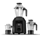 Havells Hexo 3 Jar Mixer Grinder Black 1000 W | Stainless Steel |