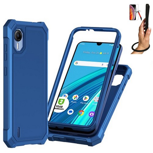 Phone Case For Cricket Debut S2 / AT&T Calypso 4 Full Body Shock Absorbing Cover - Photo 7 sur 11