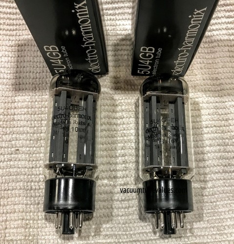  Electro-Harmonix PAIR NIB  NEW 5U4 5U4G 5U4GEH 5U4EH - Picture 1 of 2