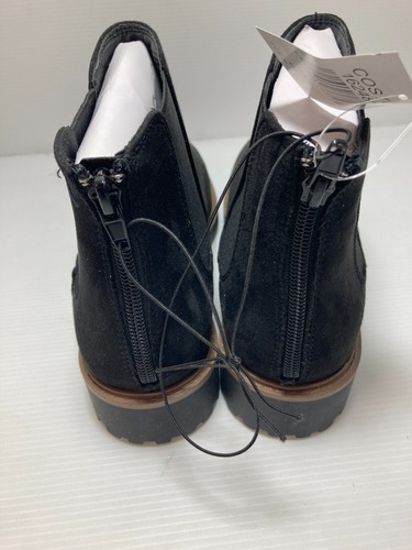 NEW!! Kensie Women's Black Sandor Suede Easy On & Off Fashion Boots Pick Size - Picture 2 of 4