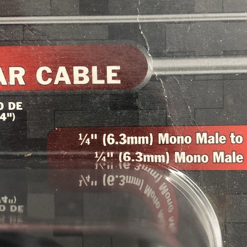 RADIO SHACK 18.5" SPEAKER EXTENTION CABLE IN BOX Vb7 - Picture 2 of 3