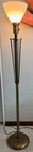 Vintage MCM Atomic Black Wire Metal Floor Lamp Mid Century Modern Lighting 50s