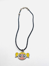 Vintage Powerpuff Girls Bubbles Necklace - Cartoon Network - Rinco - Y2K 2000