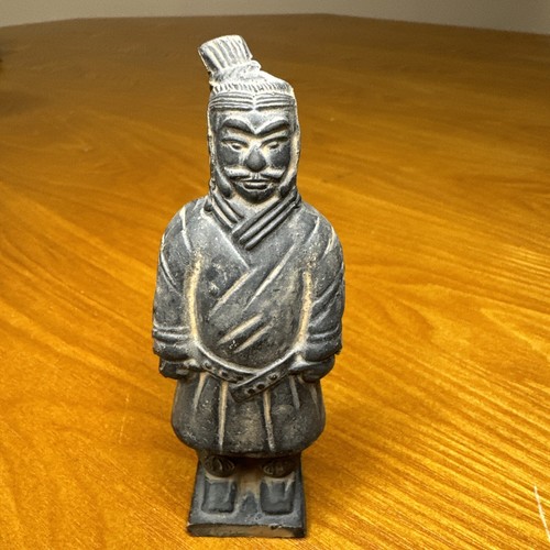 Vintage 5 inch Chinese Statue Antique Warrior Soldier Figurine - Picture 2 of 14