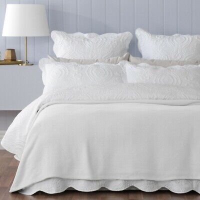 Bianca Norwood Cotton Blanket 320gsm Coal