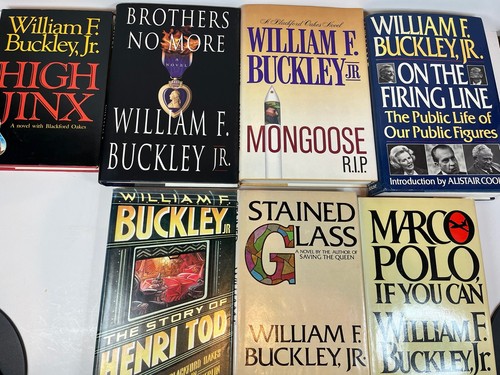 William F Buckley Jr Book Lot Of 7 1 Signed 4 1st Editions - Picture 9 of 19