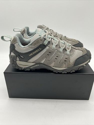 Merrell Mesa Ventilator II Blue/Grey Womens Size 7 Hiking Shoes Vibram Sole - Picture 2 of 24