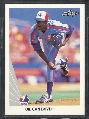 1990 Leaf Baseball - #159 - Oil Can Boyd - Montreal Expos | eBay