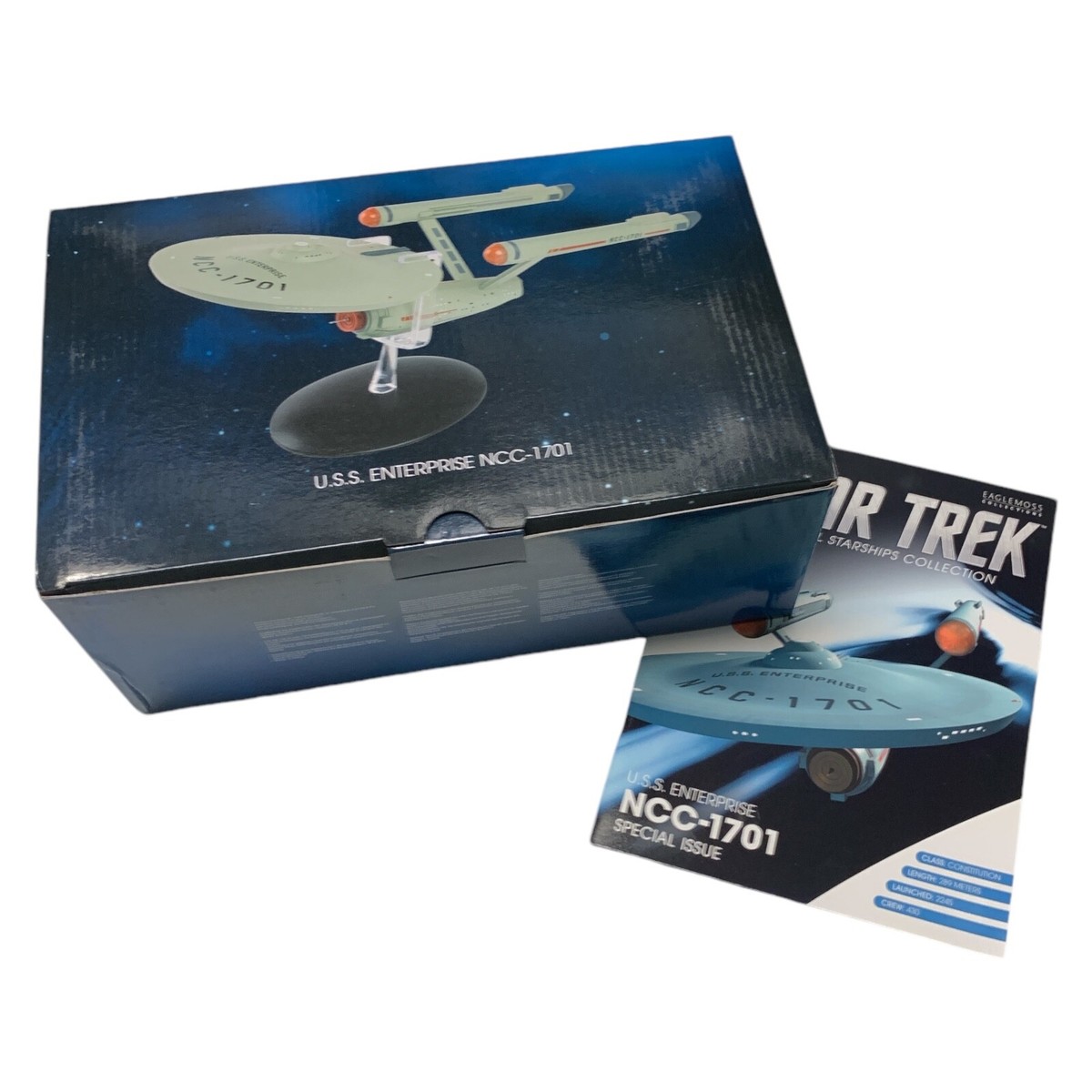 Enterprise NCC-1701 Eaglemoss XL Kirks ship with magazine loos