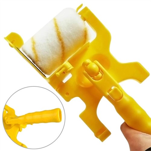 Portable Clean Cut Paint Edger Roller Brush Set For Furniture Home Wall Ceilings - Picture 9 of 13