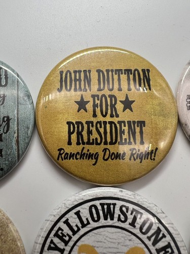 Yellowstone TV show Merch Refrigerator Magnets Set John Dutton Ranch collectable - Picture 5 of 10