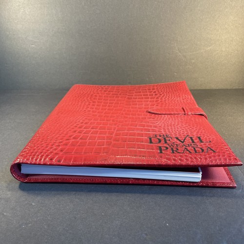 Teufel trägt Prada Schlange Reptil Leder Planer Notizbuch mit Stift Vintage 13 x 10" - Bild 6 von 21