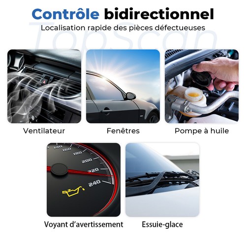 2025 TOPDON TopScan voiture obd2 appareil de diagnostic voiture lecteur de code - Imagen 18 de 24