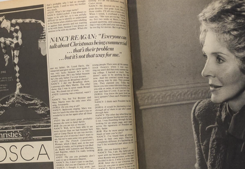 Nancy Reagan HR GIGER Bruce Weber FRAN LEBOWITZ Valentino INTERVIEW MAGAZINE vtg - Picture 4 of 18