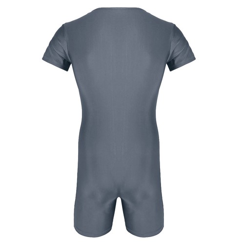 Mens Sleeveless Leotard Bodysuit One Piece Sport Gym Wrestling Singlet Jumpsuit  - Bild 16 von 28