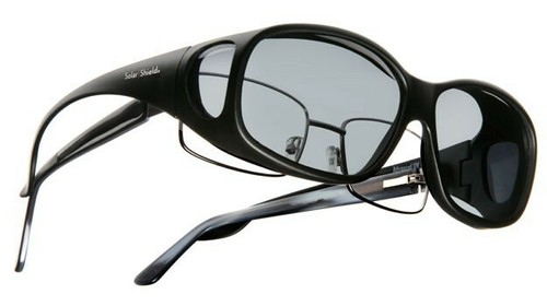 Sonnenbrille Sonnenbrille passt-over GROSSES Gestell: mattschwarz polarisiert - Bild 3 von 3