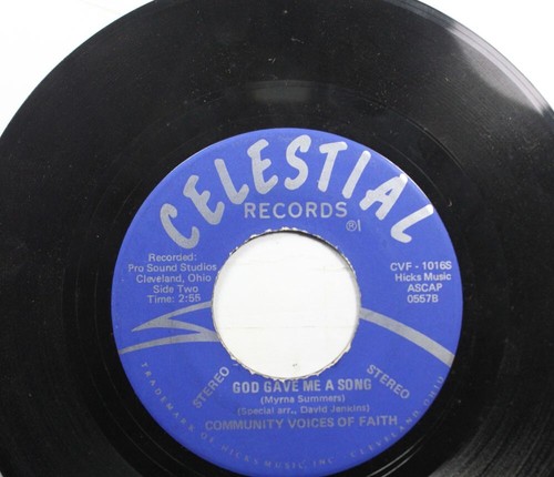 Soul 45 Community Voices Of Faith - Down By The River Side / God Gave Me A Song - Picture 2 of 2