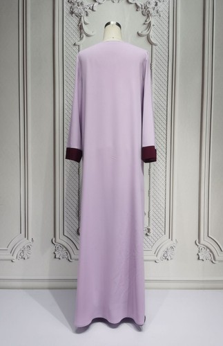 Dubai Abaya Women Muslim Dress Long Sleeve Robe Evening Kaftan Caftan Turkey New - Picture 7 of 10