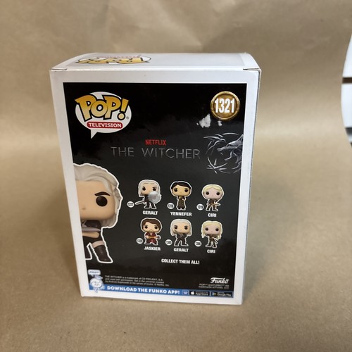 Netflix The Witcher Geralt #1321 Funko Shop Exclusive Brand New Vinyl Funko Pop  - Picture 3 of 6