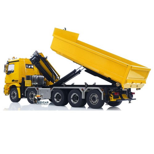 10x10 RC Hydraulic Crane Full Dump Truck Painted Tipper Car Rear Axle Steering - Picture 14 of 24