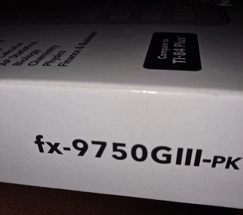 Casio fx-9750GIII Pink Graphing Calculator - Picture 3 of 4