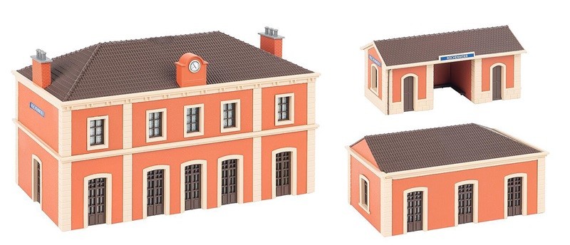 Faller 110147 H0 Reichenweier Station Set Building Kit 1:87 New