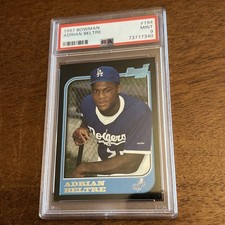 1997 Bowman #194 Adrian Beltre Rookie RC PSA 9 Mint Condition 