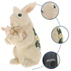  Garden Light Ornaments Outdoor Solar Powered Rabbit Decorations Animal for