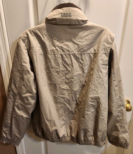 Abrigo Chaqueta de Invierno Izod PerformX Talla Mediana Tostado Empacable Capucha - Imagen 4 de 6