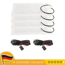 2 Set Auto Carbon Universal Sitzheizung Heizmatten Nachrüstsatz PKW KFZ 2 Beczbb