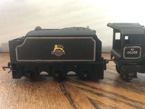 Triang Loco & Tender 4-6-2 Princess Victoria BR Black 46205 - OO TESTED VGC - Picture 11 of 13