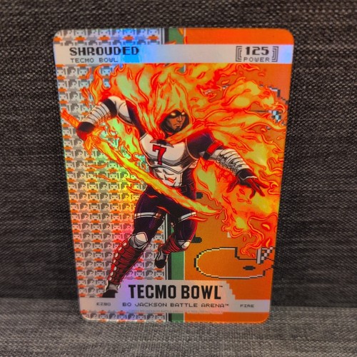 Bo Jackson Battle Arena Tecmo Bowl Shrouded Fire Foil End Zone CJ Stroud