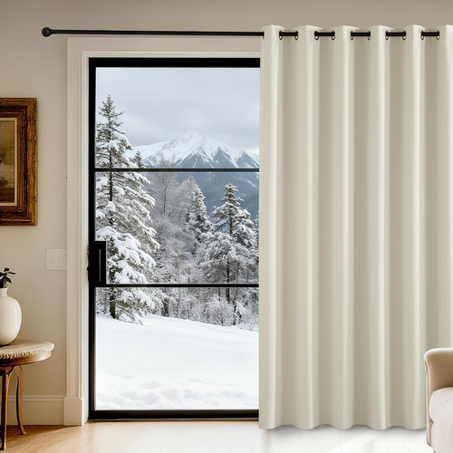 Thermo Türvorhang 200x140 cm grau Kälteschutz Verdunklung blickdicht - Bild 13 von 18