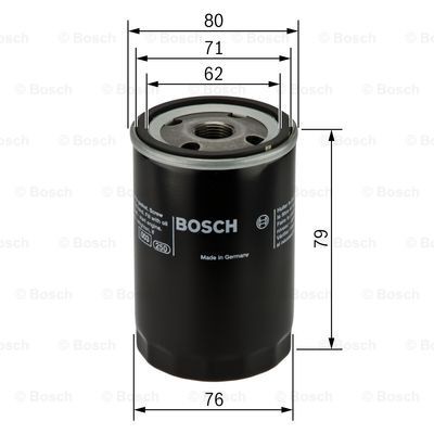 ENGINE OIL FILTER BOSCH 0 451 103 354 P NEW OE REPLACEMENT - Picture 7 of 10