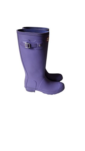 STIVALI DA PIOGGIA ALTI HUNTER DONNA GOMMA LAVANDA Taglia-6US/37EU - Foto 2 di 5