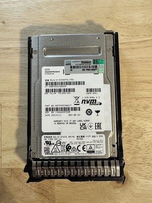 New Pull - HP 1.6TB 2.5'' NVMeP21843-001 P48125-001 KCD6XVUL1T60