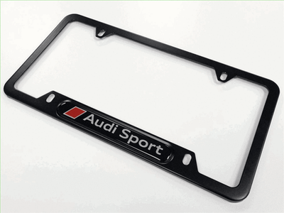 Genuine Audi Audi Sport License Plate Frame ZAW-071-801-S-DX9 | eBay