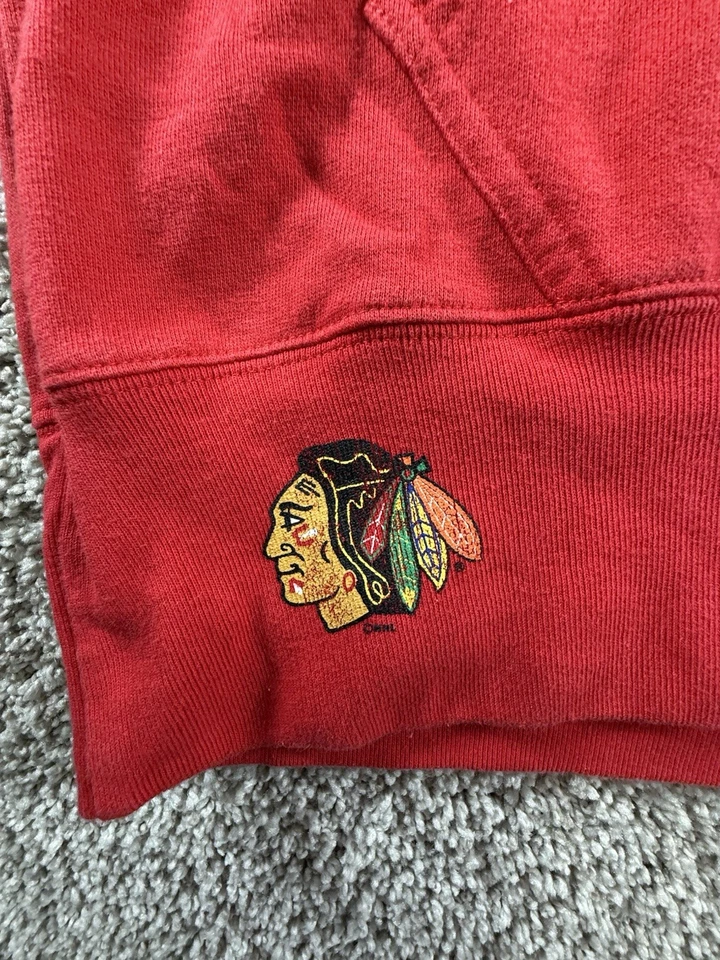 Moletom com capuz Chicago Blackhawks feminino XL touch por Alyssa Milano NHL - Imagem 3 de 4