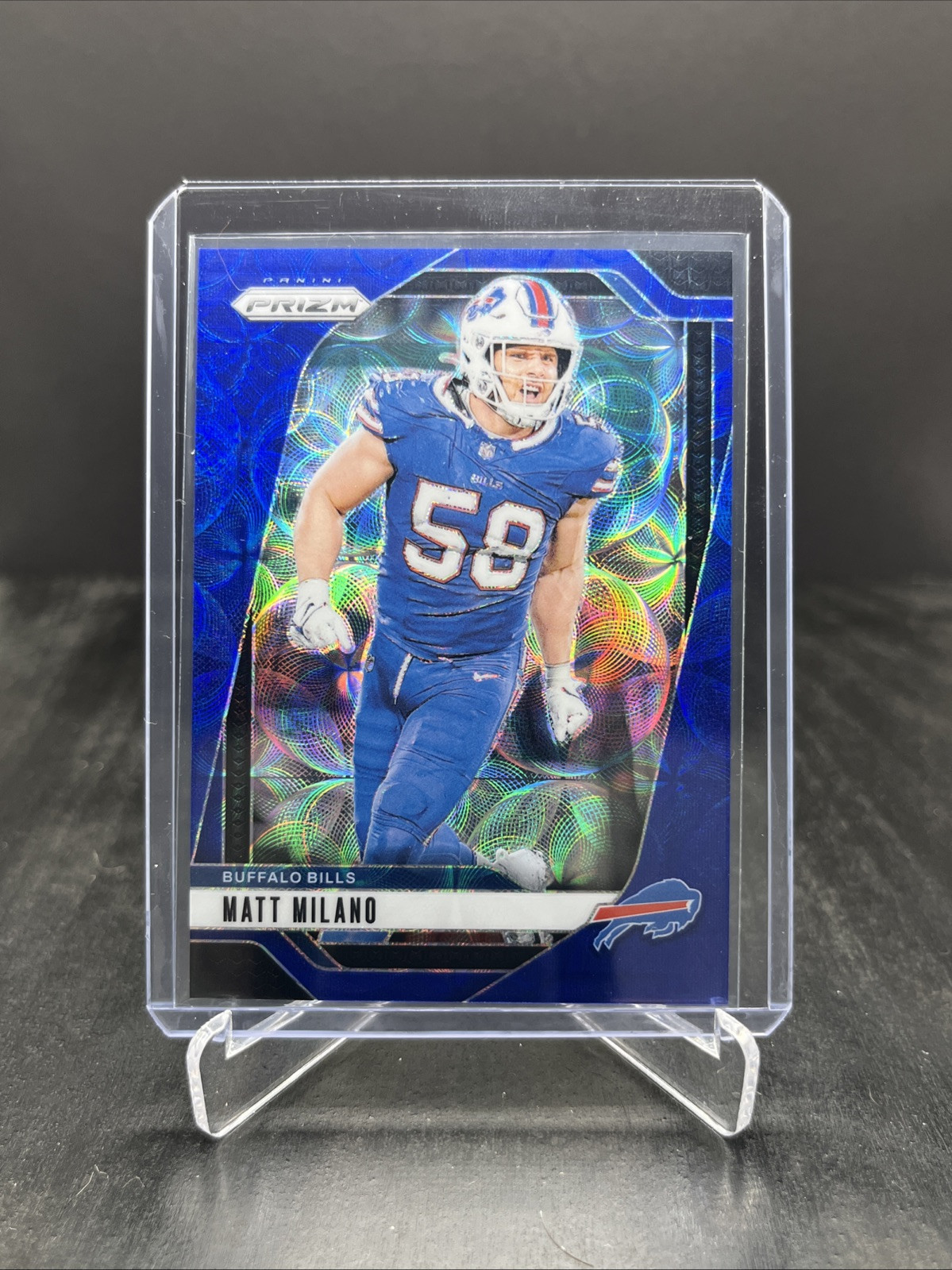 2024 Panini Prizm Football Matt Milano Choice Blue Scope 10/14 #33