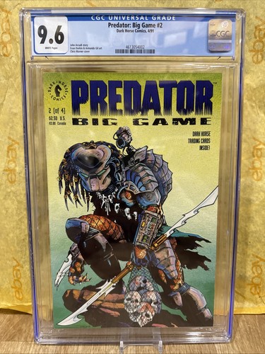Predator: Big Game #2 CGC Graded 9.6 White Pages Dark Horse 1991 Comic - Picture 2 of 3