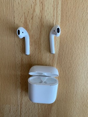 Apple AirPods 1. Generation A1523 Weiß, Bluetooth In-Ear Kopfhörer mit Ladecase