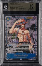 2025 ONE PIECE CARRYING ON HIS WILL - MANGA ART SEC PORTGAS.D.ACE BGS 10