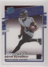 2020 Panini Chronicles Clearly Donruss Rated Rookie Red /199 Devin Duvernay 0e9a