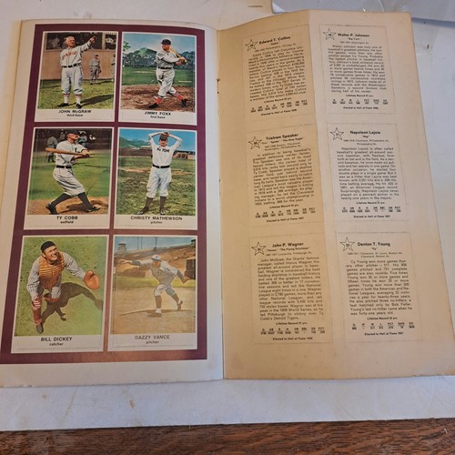 Hall Of FAME, '61 GOLDEN press, 33 Uncut Cards, Baseball Greats, Good Near Mint - Picture 6 of 13