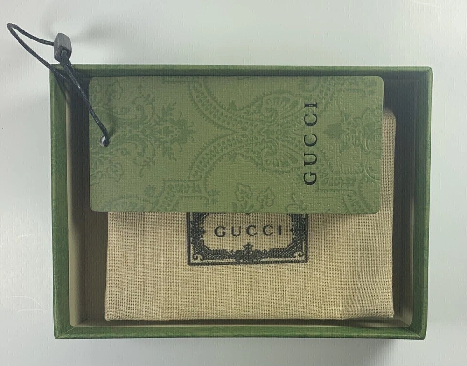 Portatarjetas de crédito GUCCI Kingsnake nuevo con etiquetas auténtico Foto 4 de 4