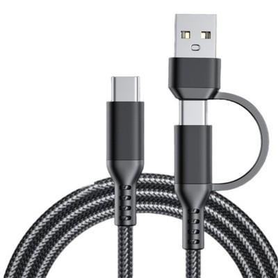 Nylon Braided USB/Type C Cable 60W Fast Charging Cord Wire for Phones Devices